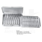 Hegar Dilator Set, 26 Dilators, Rack For Dilators 1-17Mm, 18-26Mm And Metal Case 330X220X80, With Hinged Lid Of Aluminium (AI-305-3472)