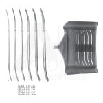 Hank Uterine Dilators, Set Of 6 In Pouch In Boilable Canvas Roll (AI-304-3467)