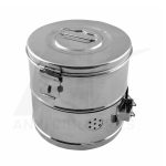 Schimmelbusch , Sterilizing Drums Horizontal Ventilation Ø 390 X H 590 mm <br> (AI-640-7066I)