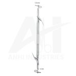 Amalgam Instruments 20cm Medium/Small 1,5 X 2 mm <br>(AI-R-012-20)
