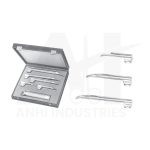 Miller Fiberoptic Set Of 3 Blades With Battery Handle<br>(AI-157A-1843A)