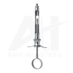 Aspirating Syringe Syringes 2.2 cc With Fix Tip, S/S<br> (AI-O-038-38)