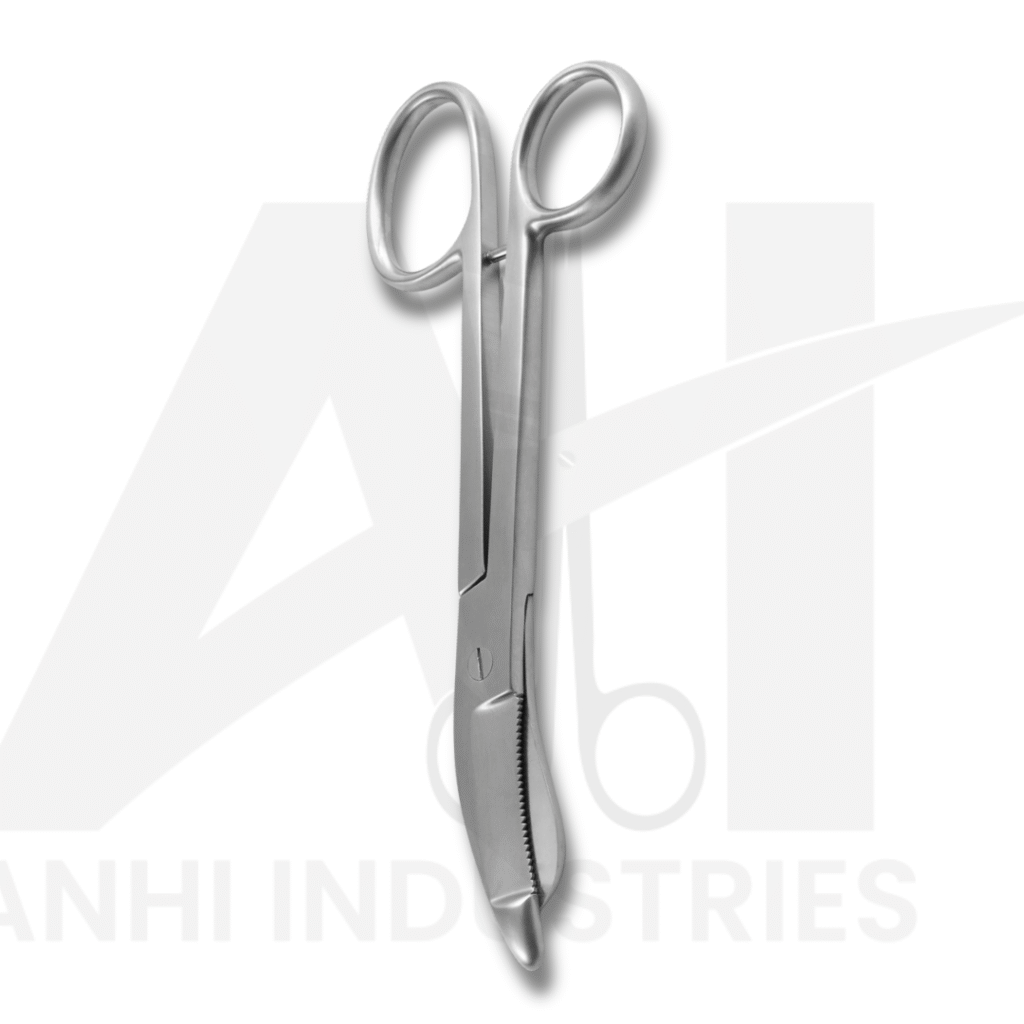 Bruns Plaster Cast Cutting Serrated Shears 9.5 inch – German stainless steel orthopedic surgical scissors