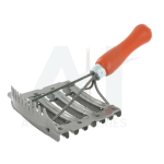 Metal Curry Comb Square With Main Comb <br> (AI-V-1062)