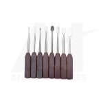 Periosteal Elevator Fiber Handle Set of 8 pieces<br>(AI-V2606)