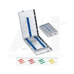 Dental instrument sterilization cassette mm 280 x 183 x 32h<br> (AI-8115-22)