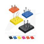 Silicon Bur Holder<br> (AI- 8201-YL)