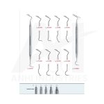 Periodontal Curved Probes<br> (AI-0117-GF/W)