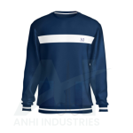 Unisex Round Neck Fleece Medical Scrubs Suits (AI-M-3706)