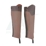SYNTHETIC LEATHER HALF CHAP, D-STRAP (Assorted Colors & Sizes Available) (AI-S-1108)