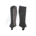 SYNTHETIC LEATHER HALF CHAP, ROUND SHAPE (Assorted Colors & Sizes Available) (AI-S-1109)