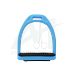KIDS FILLIS STIRRUP (CS/Powder Coated) BLACK RUBBER PAD  (AI-S-1127)