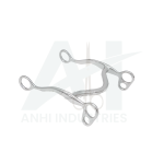 7-1/2” GAG 3 RING LOW PORT MOUTH STAINLESS STEEL  (AI-S-1160)