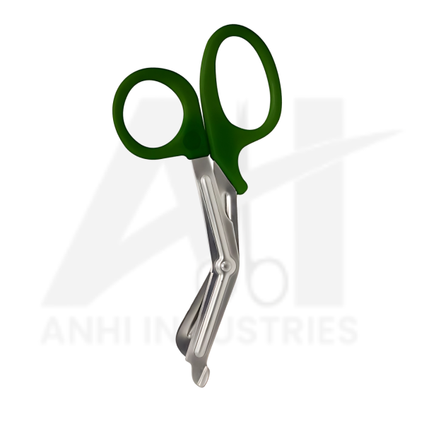 Anhi Utility Tuff Cut Scissors – Durable EMT Trauma Shears with stainless steel blades and soft grip handles