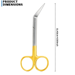 Angled Iris Scissor - Image 2