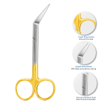 Angled Iris Scissor - Image 3