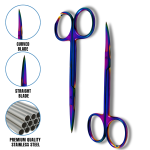 Muliticolor Iris Scisssor Straight/Curved - Image 4