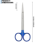 Blue Titanium-Coated Handle Iris Scissor - Image 2