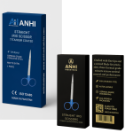 Blue Titanium-Coated Handle Iris Scissor - Image 4