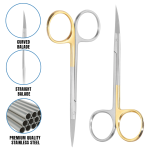 Iris Scissor One Handle Titanium Coated - Image 2