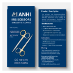 Iris Scissor One Handle Titanium Coated - Image 6