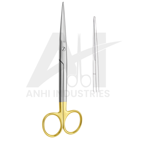 TC-Mayo Harrington Scissors Straight 28cm with tungsten carbide inserts