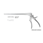 Ferris Smith Kerrison Laminectomy Punches 5mm , Shaft Length 180mm , Upward, Angled; Open Up (AI-k22-203)