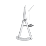 Castroviejo Caliper 8cm – Curved, Measuring Range 0–20mm ()