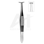 Green fixation forceps 10cm jaw 10mm (AI-O22-286)