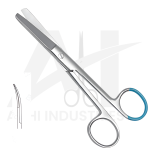 Single Use Surgical Scissors Blunt/Blunt Curved (AI-3565-10)