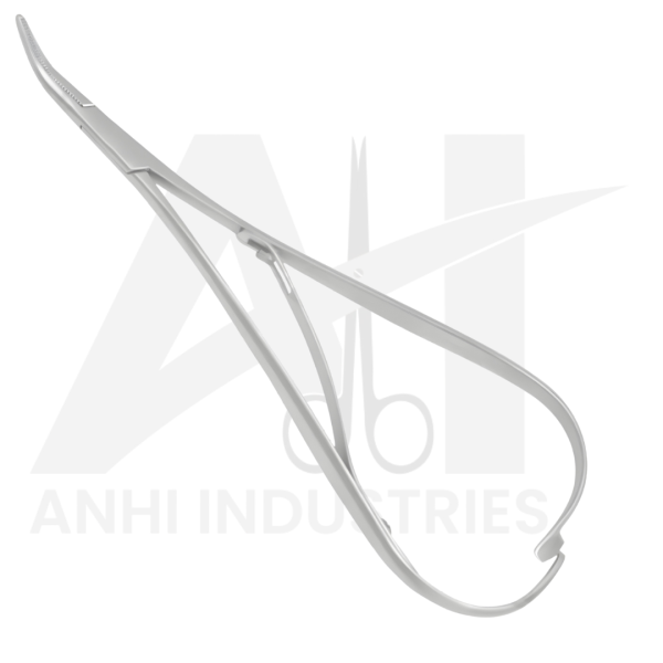 Single Use Smaha Mathieu Mosquito Fine Point Needle Holder Curved
