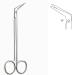 Debakey Scissors, 23cm- Angled 60 Degree