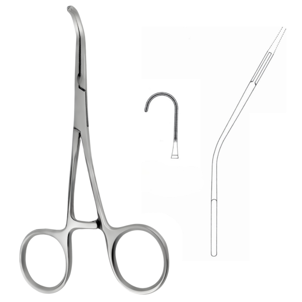 Cooley Atrauma Pediatric Vascular Clamps 13cm