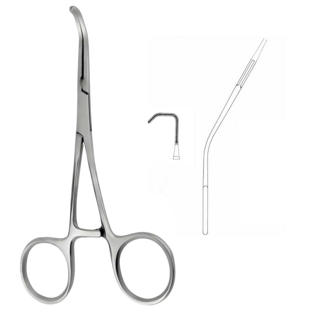 Cooley Atrauma Pediatric Vascular Clamps 12.5cm