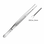 Debakey Atrauma Forceps, Straight, 20Cm, 2mm