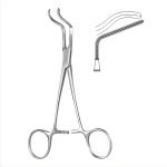 Subramanian-Miniature Atrauma Aortic Clamps 15.5cm