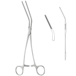 Potts Atrauma Coartation Calmps, Curved, 22.5cm