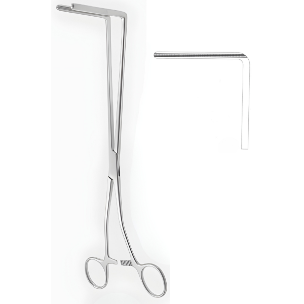Fehland Atrauma Sigmoid Anastomosis Forceps, 24cm