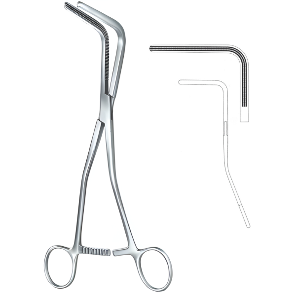 Veidenheimer Atrauma Sigmoid Anastomosis Forceps, 25cm