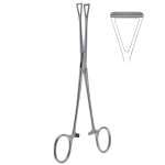Scheibe Atrauma Organ Grasping Forceps,23Cm, Wide(AI-3C-20186)