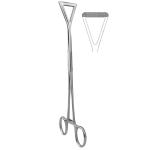 Scheibe Atrauma Organ Grasping Forceps 23Cm, Wide