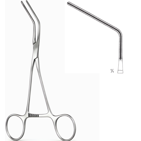 Cooley Atrauma Pediatric Vascular Clamps 16.5cm