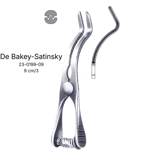 De Bakey-Satinsky 9 cm/3