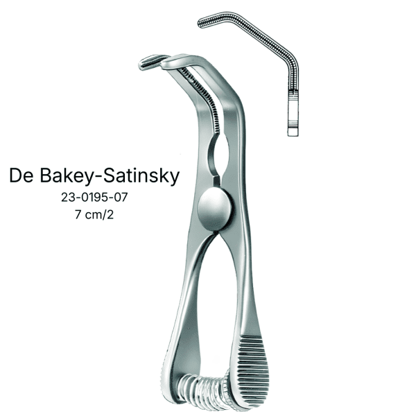 De Bakey-Satinsky 7 cm/2